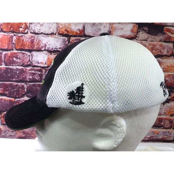 Tahoe Pro Fishing Black & White Trucker Hat With Mesh Back & Embroidered Design - Picture 4 of 6